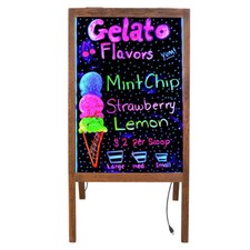 Fluorescent LED Writing Board