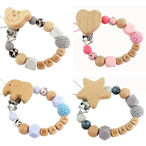 Personalised dummy clips - personalised,