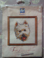 West Highland Terrier (Westie) dog cross stitch kit