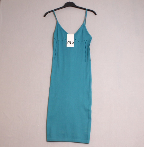 Zara dress bodycon teal - dress,