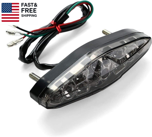 Motorcycle led brake - motorcycle, running