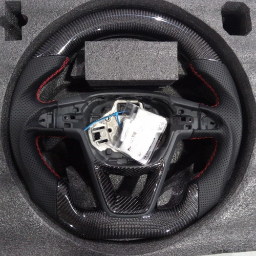 Carbon fiber flat steering - fiber,