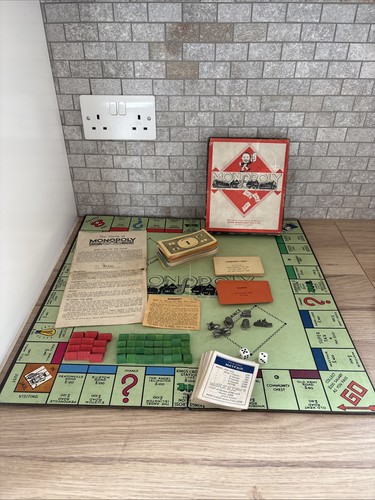 Vintage monopoly board - monopoly, game