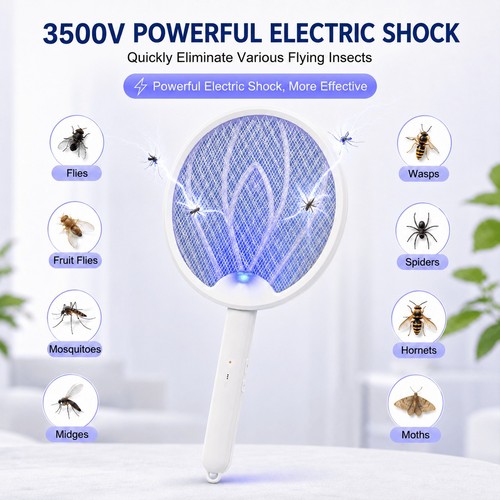 Foldable electric fly swatter - foldable,