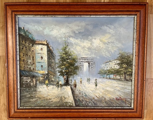 Original oil painting signed - oil,