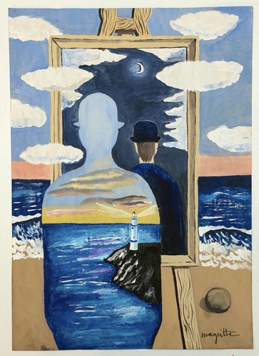 René magritte drawing - magritte, old
