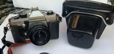 vintage Praktica MTL 5 camera with a Tessar 2.8/50 Carl Zeiss Jena lens & case 