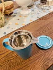 Whittard of Chelsea Teacup Mug with Lid & Infuser Strainer / 300ml