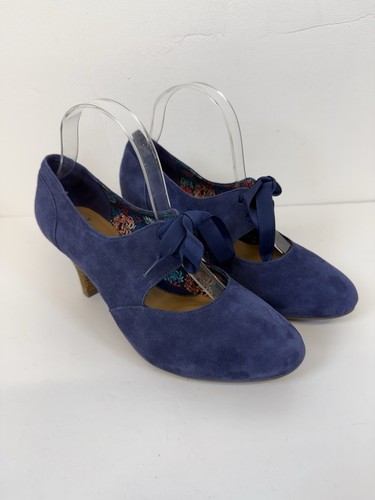 Clarks softwear heels blue - softwear,