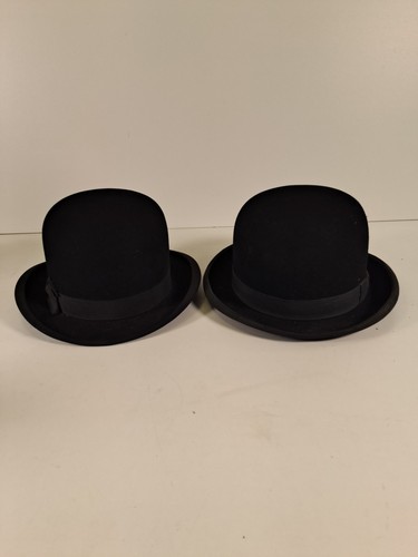 Vintage black bowler - vintage,