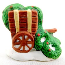 Cart w Garlands & Wreaths For