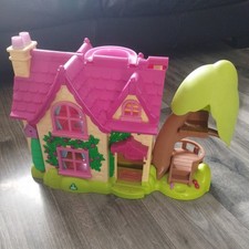 ELC Happyland Cherry Lane Cottage Vintage Doll House Play Pretend Kid Carry Toy 