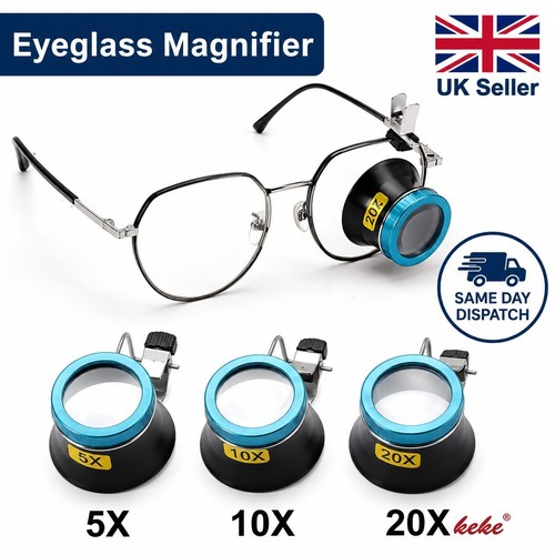 10x 20x eyeglass magnifier - 20x,