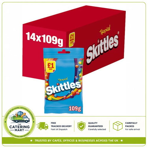 Skittles vegan tropical chewy - skittles,