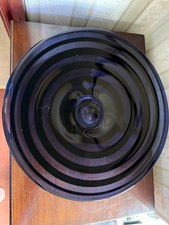 ?italian art glass blue black