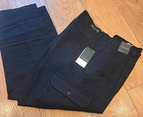 Mens wool blend pleated - s,