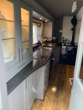 AGA COOKER DUAL Oil TWO OVENS TWO HOT PLATES  GENUINE. Blue