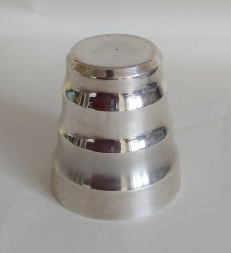 Silver plated cup beaker - cup,