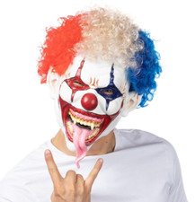 Scary Clown Mask Halloween Horror Cosplay Fancy Dress Costume Face Mask Latex