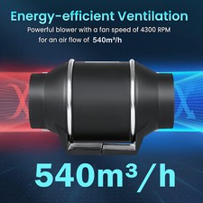 4", 5", 6" Extractor Fan Quiet
