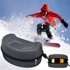 EVA Snow Ski Eyewear Case Skiing Goggles Carrying Case Zipper Box Holder Black◈