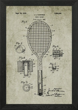 1926 Tennis Racket-Patent