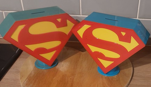 Two superman money boxes - superman,
