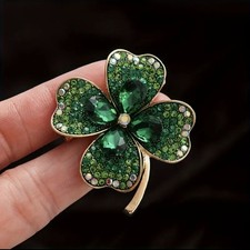 Womens elegant shamrock clover - elegant,