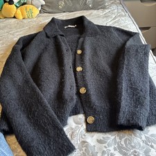 Red Herring Black Cardigan