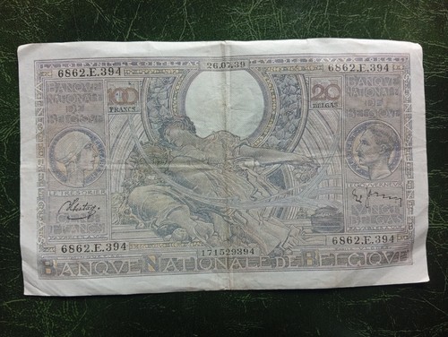 Belgium banknotes 100 - belgium, banknotes,