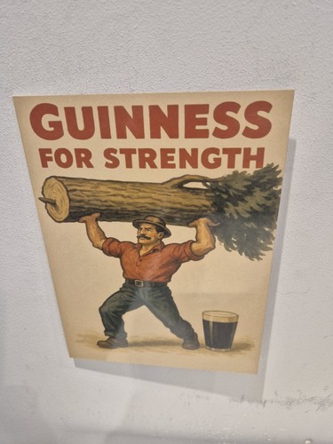 Guinness vintage metal - vintage, sign