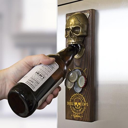 Skull cap bottle - cap,