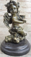 SIGNED BRONZE STATUE SCULPTURE
