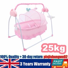 Pink electric baby rocker - electric,