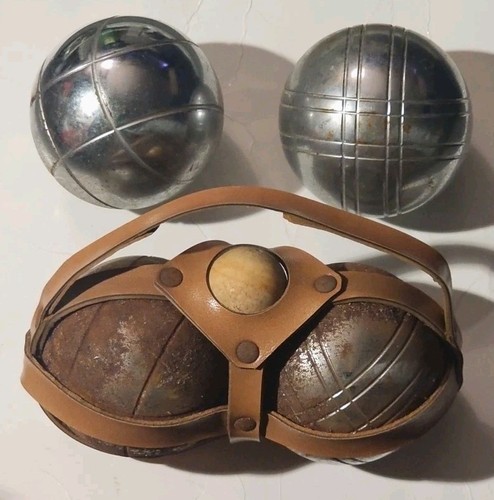 Antique french boules balls - antique,