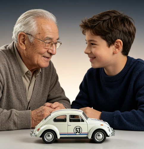 Scale beetle herbie - vw,