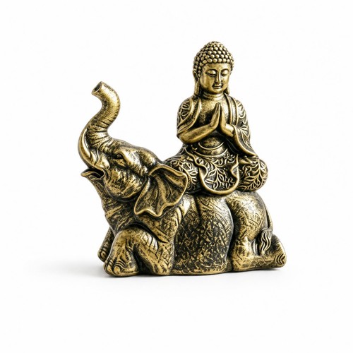 Buddha elephant figurine - buddha, on