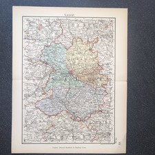 Original 1885 stanford map - original, of