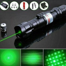532NM Green Laser Pointer Pen 100Miles USB Rechargable Laser Pen Beam Torche