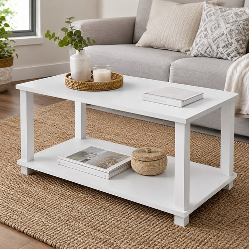 Coffee table tier dark - 2, brown