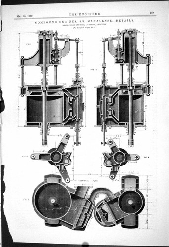 Old engineering 1887 compound - engineering,