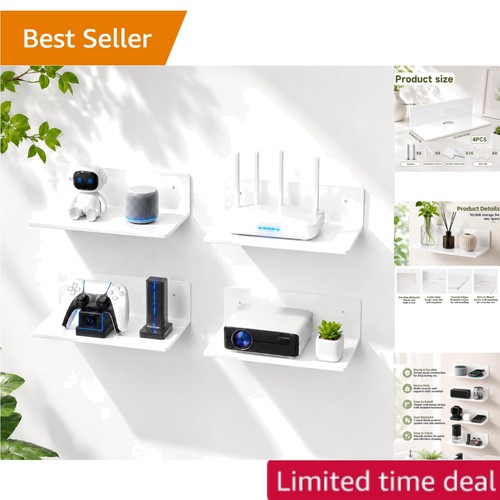 Elegant piece floating shelf - elegant, 4-piece