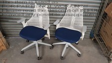 FOR PARTS! Job Lot 2x Herman Miller Sayl Designer Ergonomic Office Chairs