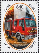 IVECO EuroCargo 100E18 GBA 2/16 Fire Engine Truck Firefighting Stamp (2018)