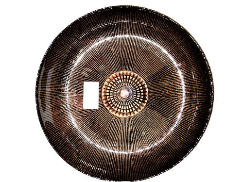 Aztec 32cm large glass fruit - large,