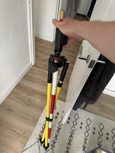 Surveying prism pole - surveying, with