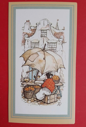 Market women decoupage mini - women,