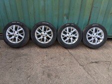 NISSAN NOTE MK2 E12 SET OF 4 15" ALLOY WHEELS WITH TYRES