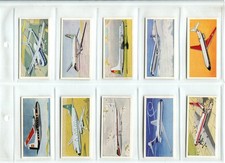 Wings Across the World 1962 Lyons Tea Cards - Full Set of 24 Cards
