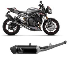 Complete System Arrow Veloce Dark Aluminum Triumph Street Triple 765 2020 2022